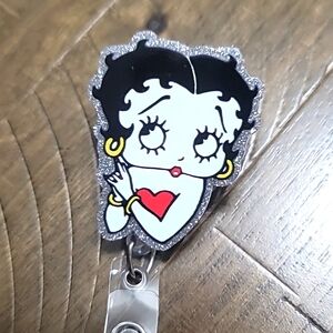 Betty Boop badge reel